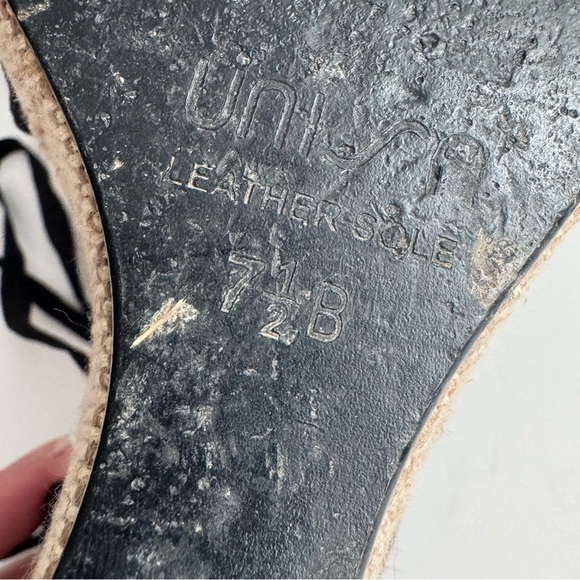 Unisa Elegant Black platform Wedge Sandals lace ankle - Picture 12 of 13